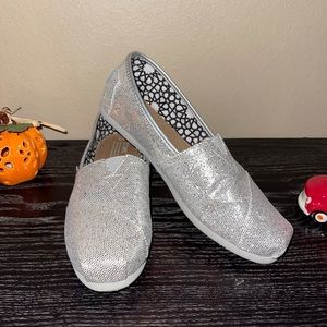 Toms Classic Silver Glitters